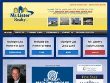 Tablet Screenshot of mrlisterrealty.com